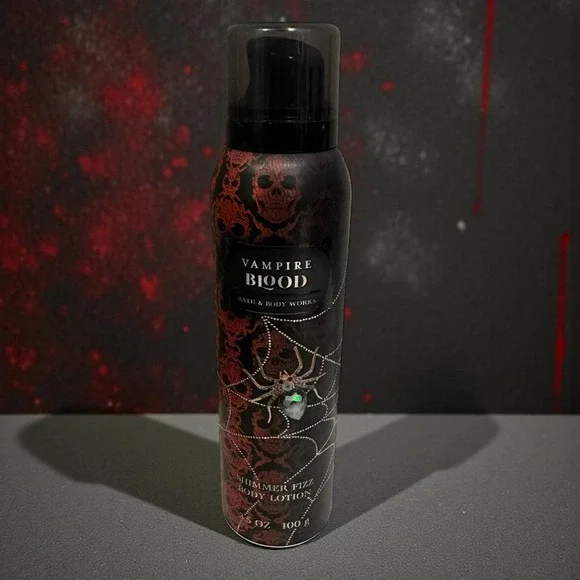 NEW Vampire Blood Shimmer Fizz‎ Body Lotion 3.5 oz Bath & Body Works