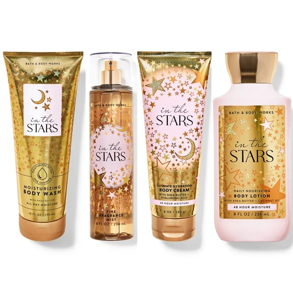 Bath & Body Works In The Stars 4 Piece Body Care Collection Set NEW