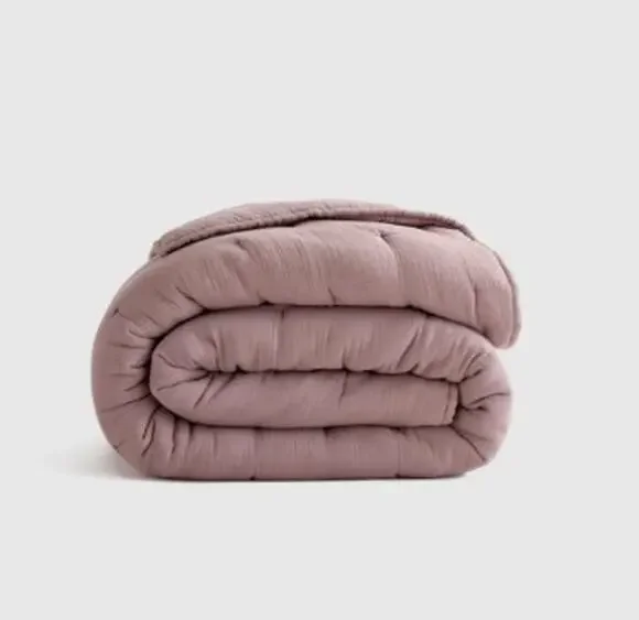 Quince KING Dream Quilt Organic Cotton Gauze FIG California King NEW