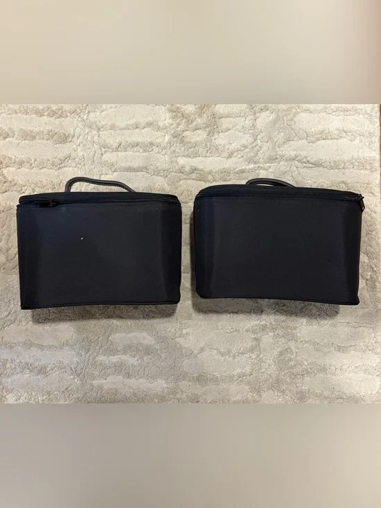 Muji Black Makeup Train Cases