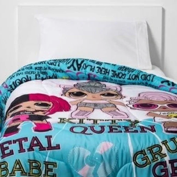 MGA Entertainment Comforter Kids Twin Multicolor New LOL Surprise Remix Concert
