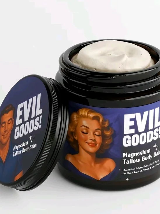 Magnesium Tallow Body Balm — Blue Packaging