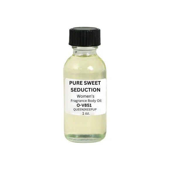 Pure Sweet Seduction Women's Body Oil Fruity, Floral & Romantic Scent 1 oz