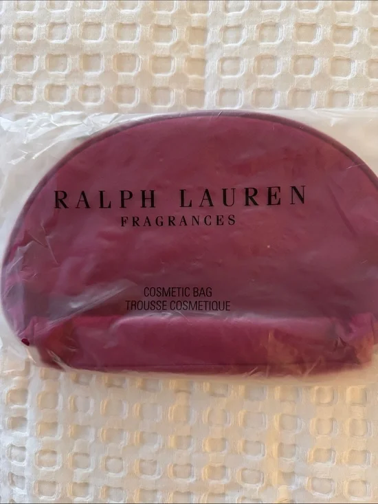 Ralph Lauren Fragrances Cosmetic Pouch in Berry Plum