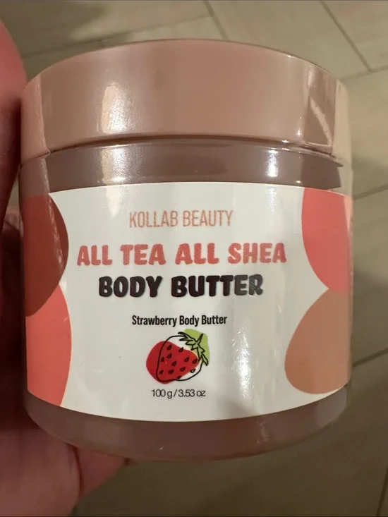 KOLLAB BEAUTY All Tea All Shea Strawberry Body Butter 3.5oz. BRAND NEW/SEALED