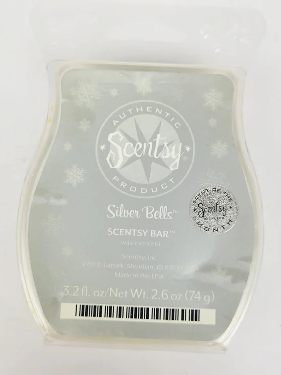 Scentsy Wax Bar Silver Bells~3.2 oz