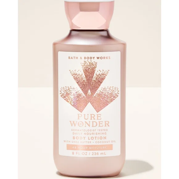 Bath Body Works Pure Wonder Daily Nourishing Fragrance Body Lotion 8oz NEW RARE