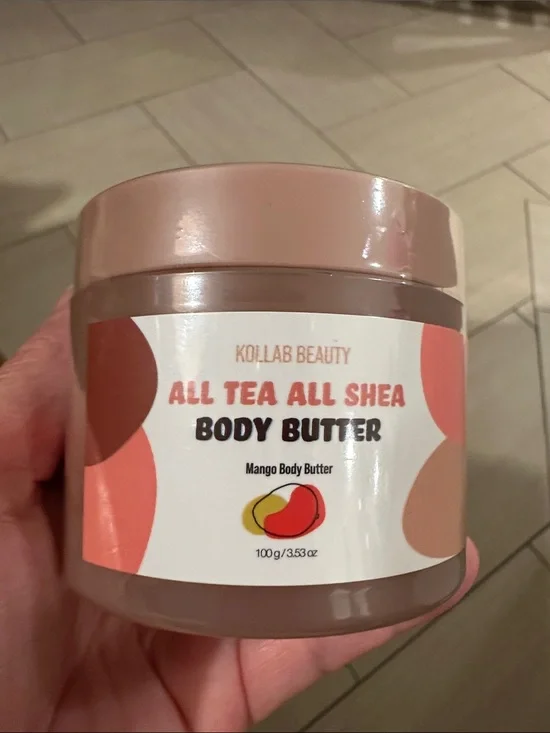 KOLLAB BEAUTY All Tea All Shea Mango Body Butter 3.5oz. BRAND NEW/SEALED