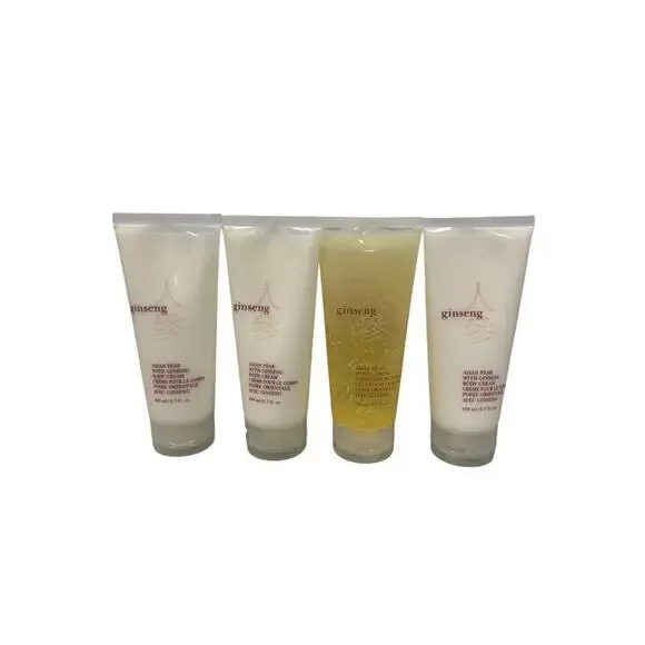 GINSENG‎ Asian Pear with Ginseng Body Cream As Shower Gel By Avon 1.7oz 2002
