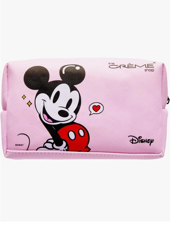 Disney x The Crème Shop Pink Mickey Cosmetic Pouch
