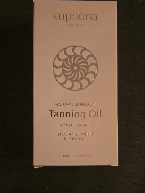 Euphoria Natural Sunglow Tanning Oil - Pink