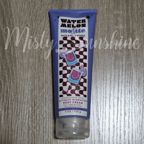 Bath & Body Works Watermelon Mojito Body Cream 8oz NEW RARE