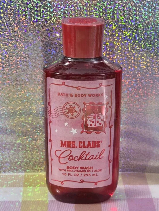 Bath & Body Works Mrs. Claus' Cocktail Body Wash 10oz NEW RARE