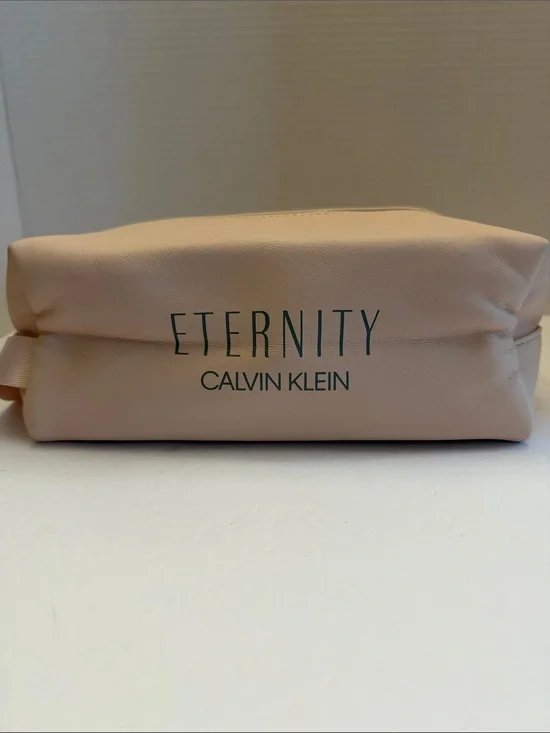 Calvin Klein Eternity cosmetic pouch 9.5” x 4” x 6” Deep