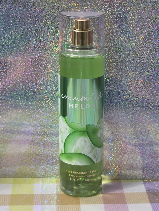 Bath & Body Works Cucumber Melon Fine Fragrance Body Mist 8oz NEW RARE