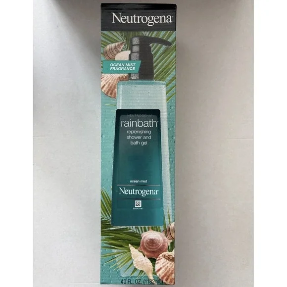 Neutrogena Rainbath Ocean Mist Replenishing Shower & Bath Gel 40 fl oz‎ NIB