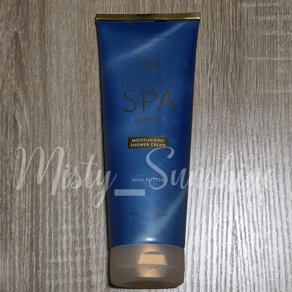 Bath Body Works True Blue Spa Moisturizing Shower Cream 10oz NEW RARE