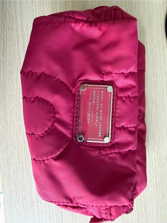 Marc by Marc Jacobs Fuchsia Quilted Cosmetic Case