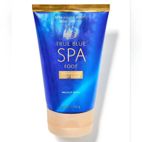 Bath & Body Works True Blue Spa Smoothing Foot Scrub 4oz / 113g NEW RARE