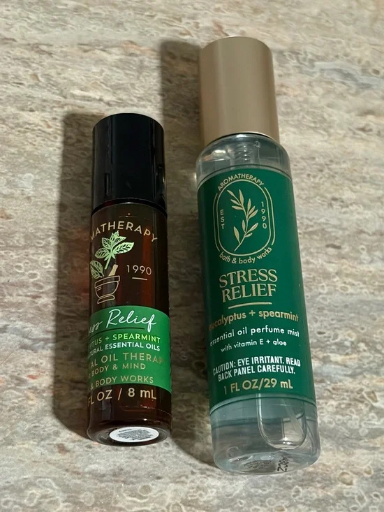 Bath & Body Works Retired Stress Relief Aromatherapy Rollerball Roll-on Mist