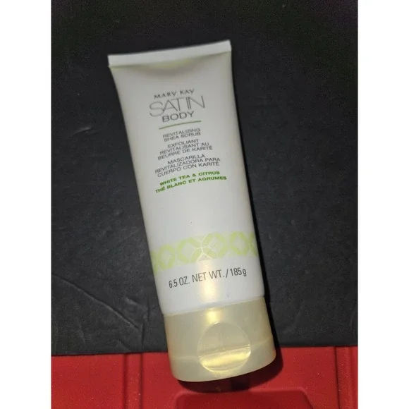 Mary Kay Satin Body Revitalizing Shea Scrub White Tea And Citrus 6.5 Oz.‎ NWOB