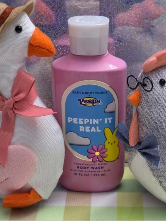 Bath & Body Works x Peeps Peepin' It Real Body Wash 10oz NEW Rare