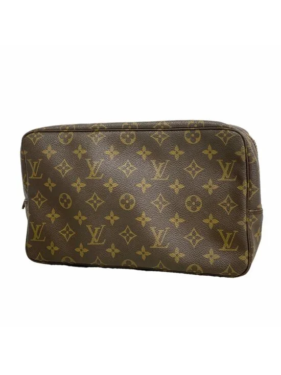 Louis Vuitton Pouch Monogram Trousse Toilet 28 Brown