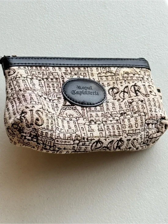 Royal Tapisserie Paris Coin Purse Fashion Theme France Vintage Cosmetic Bag Rare
