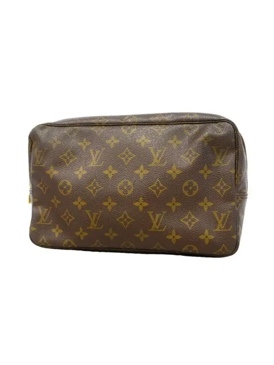 Louis Vuitton Pouch Monogram Trousse Toilet 28 Brown