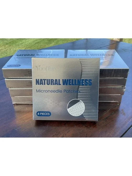 Yoofibre Microneedle Patches Natural Wellness Lot Of 9 SEALED