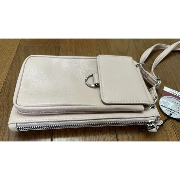 Mundi Cornelia Crossbody Women's Wallet Cell Phone‎ Bag Shoulder Strap Pink  NWT