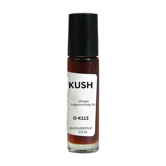 Kush Unisex Body Oil Warm Spiced & Earthy Musk Fragrance Oil Roll-On Scent