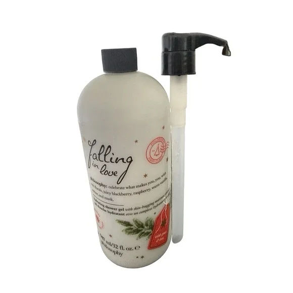 Philosophy Falling in Love Hydrating Shower Gel Holiday Cheer 32oz Sealed W/Pump