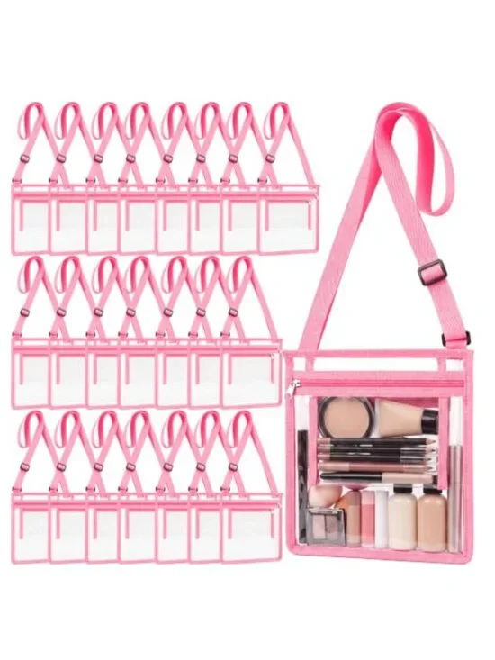 Clear Stadium Approved Crossbody Bags Waterproof PVC Pack of 20