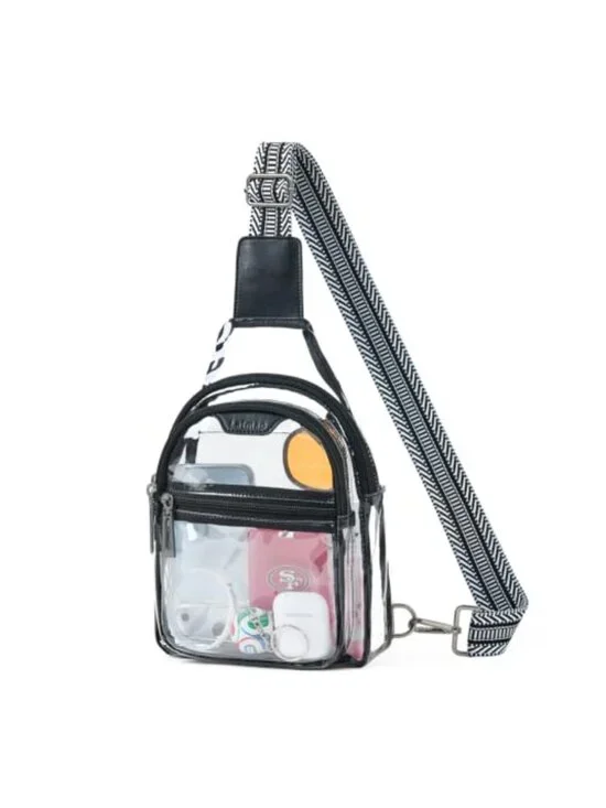 Clear Stadium Approved Crossbody Bag TPU Transparent Concert Purse