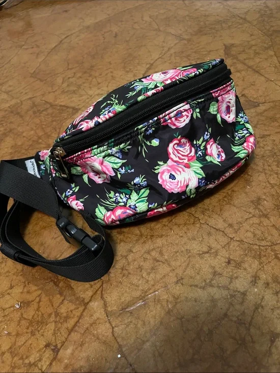 Wododo Pattern Floral Print Fashion Cute Fanny Pack