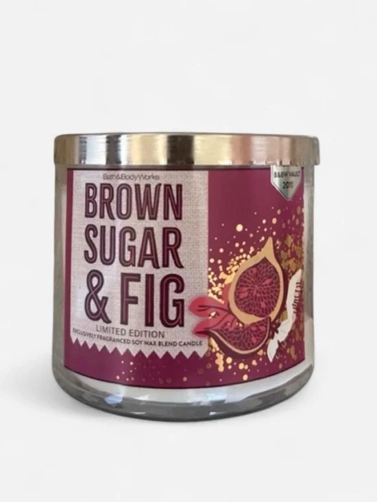 ULTRA RARE Bath & Body Works vault candle Brown Sugar & Fig