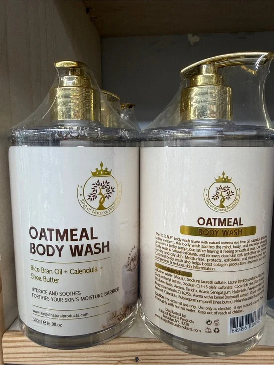 OATMEAL BODY WASH | 100% ORGANIC | KING OF NATURAL PRODUCTS
