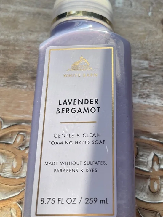 White Barn Lavender Bergamot Foaming Hand Soap - Light Purple