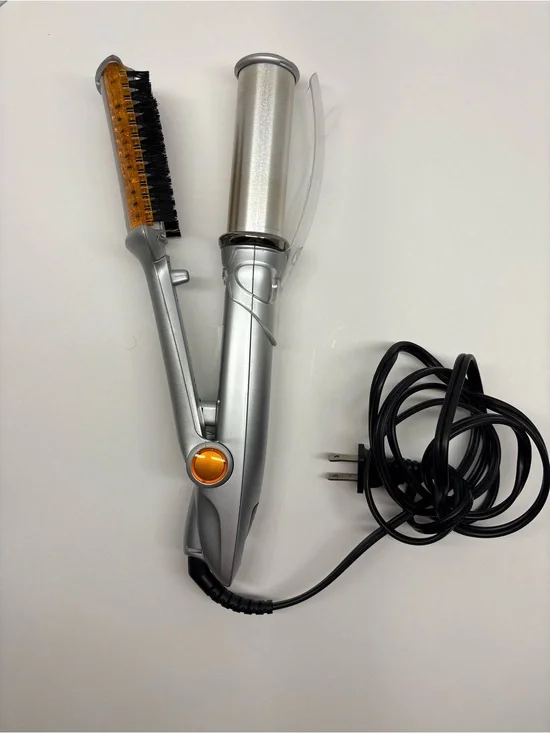 Instyler Rotating Flat Iron Hair Straightener Orange