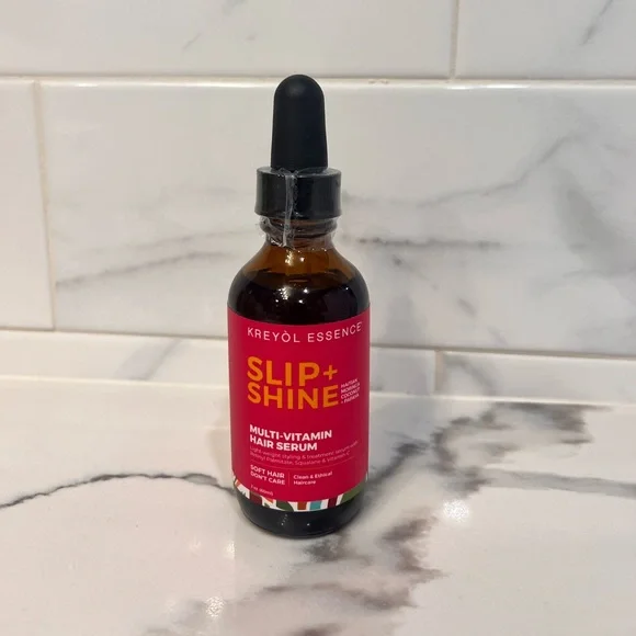 Kreyol Essence Slip+Shine Vegan Hair Multi Vitamin Serum.Morinca,coconut,Papaya.