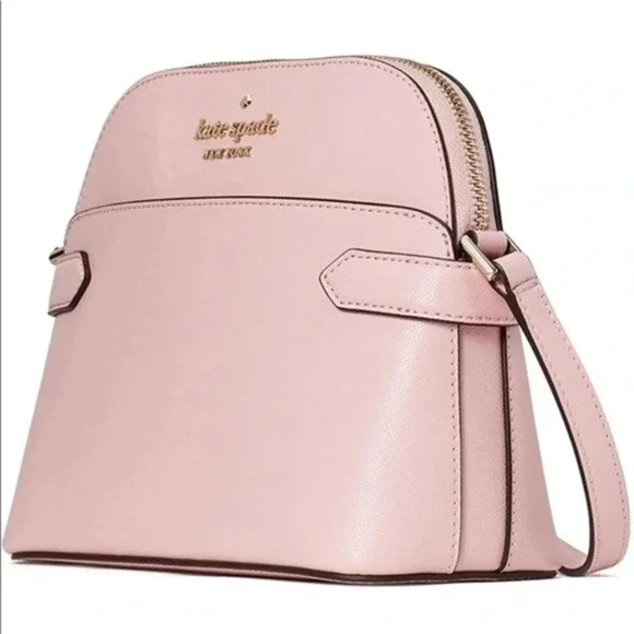 Kate Spade Baby Pink Saffiano Crossbody Bag Zip Top NWT​
