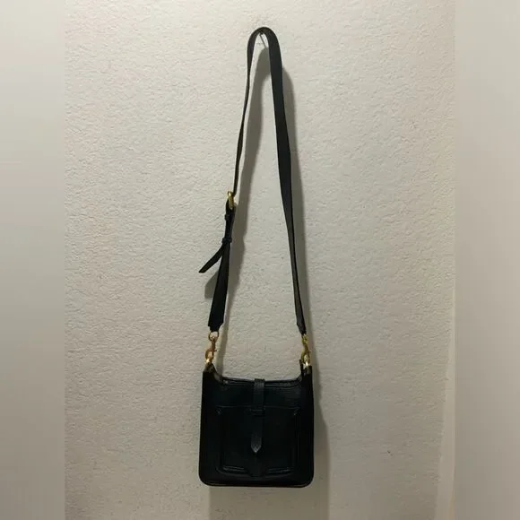 Rebecca Minkoff Small Leather Crossbody Bag in Black