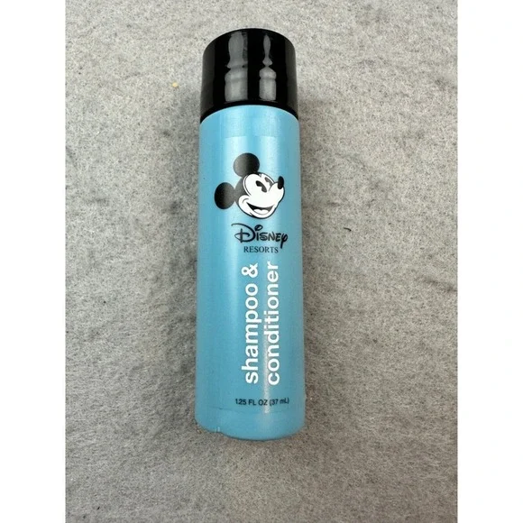 DISNEY World Resort Shampoo &‎ Conditioner Mickey Mouse Vintage Bottle 1.25 oz.