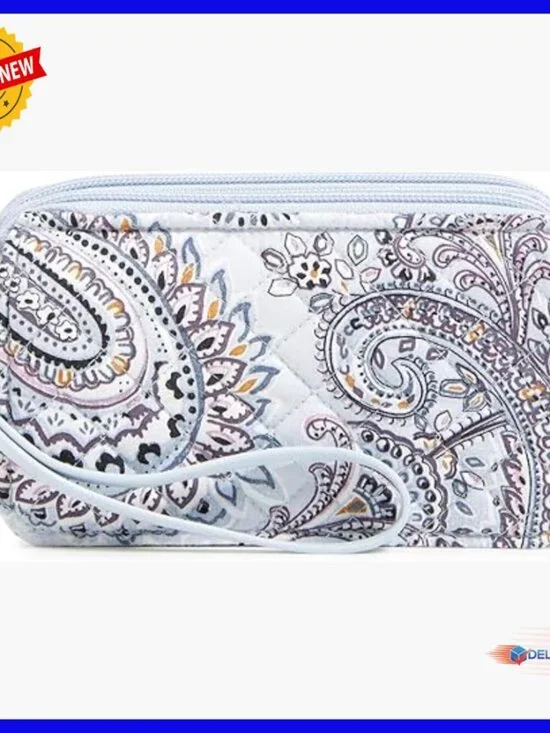 Lightweight Cotton Crossbody Purse with RFID Protection, Adjustable Strap