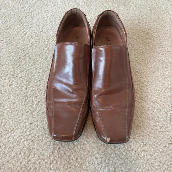 Aldo Men’s Brown Slip-On Loafers Size 46 (13)