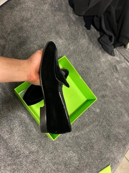 Saks Fifth Avenue Italian Velvet Loafers | Men's