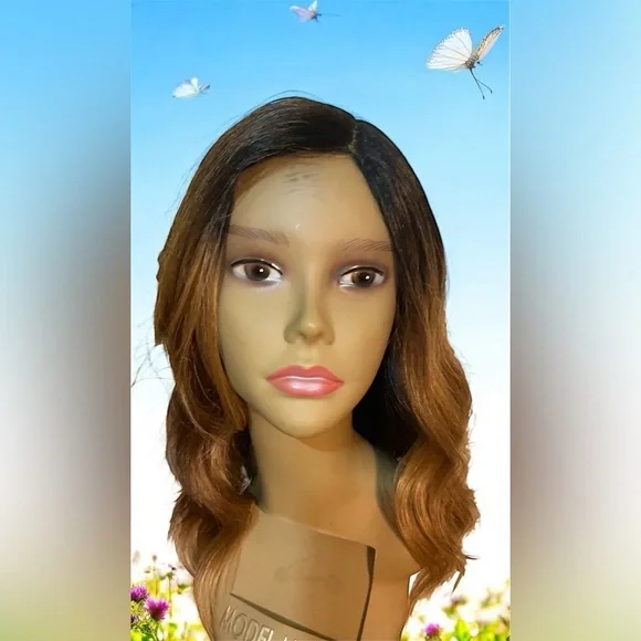 Elegant Brown Ombre Wig