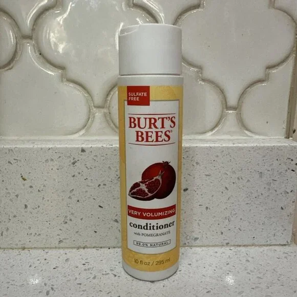Burt's Bees Very Volumizing Conditioner w/Pomegranate 10 fl oz Sulfate Free New