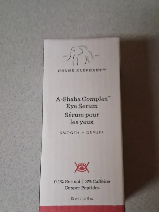 BNIB Drunk Elephant A-Shaba Complex Eye Serum .5 Fl Oz
